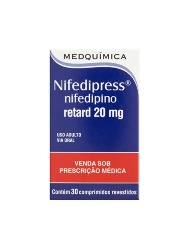 NIFEDIPRESS RET 20MG 30CP REV