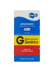 PIROXICAM 20MG C/15CP