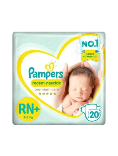 FR PAMPERS PREMIUN CARE RN+ 20UN