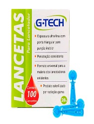 LANCETAS G-TECH 30G 100UN