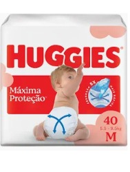 FR HUGGIES SUP CAR MEGA M 40UN