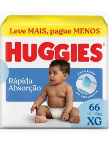 FR HUGGIES TRIP PR HIPER XG 66
