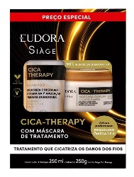 Kit Eudora Siage Shampoo+Máscara Cica Therapy