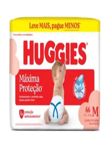 FR HUGGIES SUP CAR HIPER M 66U