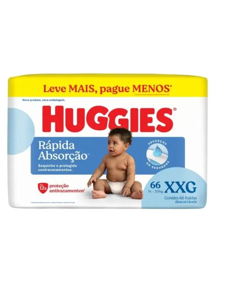FR HUGGIES TRIP PR HIPE XXG 66