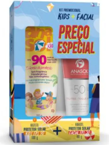 KIT ANASOL KIDS F90+F50 FAC 2U