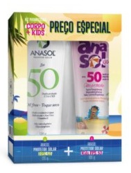 KIT ANASOL F50+F50 KIDS 2U