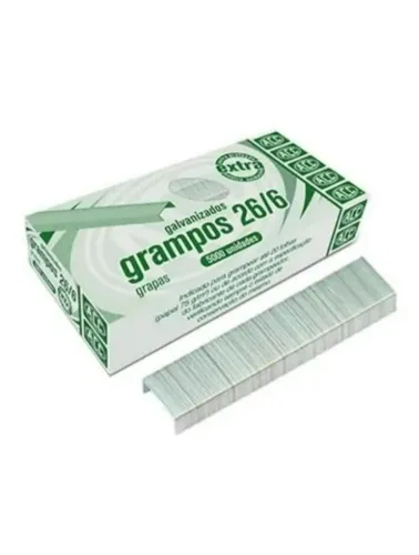 GRAMPO ACC 26/6 GALVANIZ EXTRA C/5000