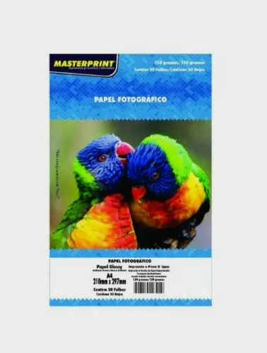 PAPEL FOTOGRÁFICO MASTERPRINT A4 150G 50F