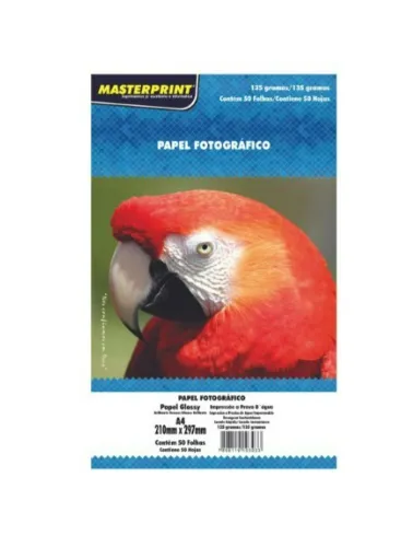 PAPEL FOTOGRÁFICO MASTERPRINT A4 135G 50F