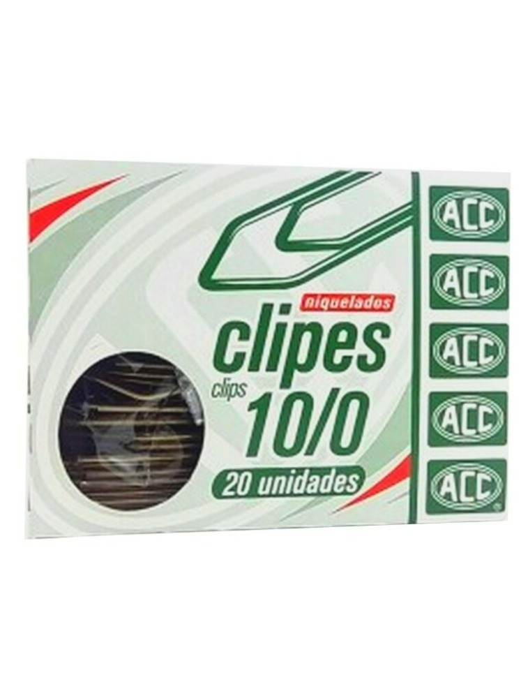 CLIPS ACC 10/0 NIQUELADO C/20UND