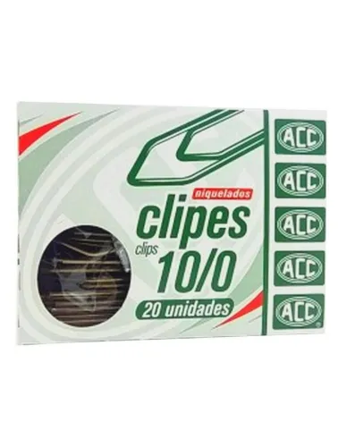 CLIPS ACC 10/0 NIQUELADO C/20UND