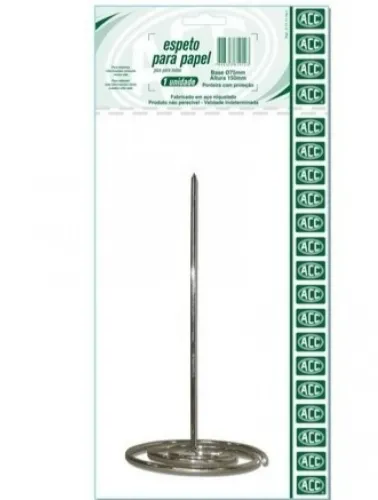 ESPETO PARA PAPEL ACC EM AÇO