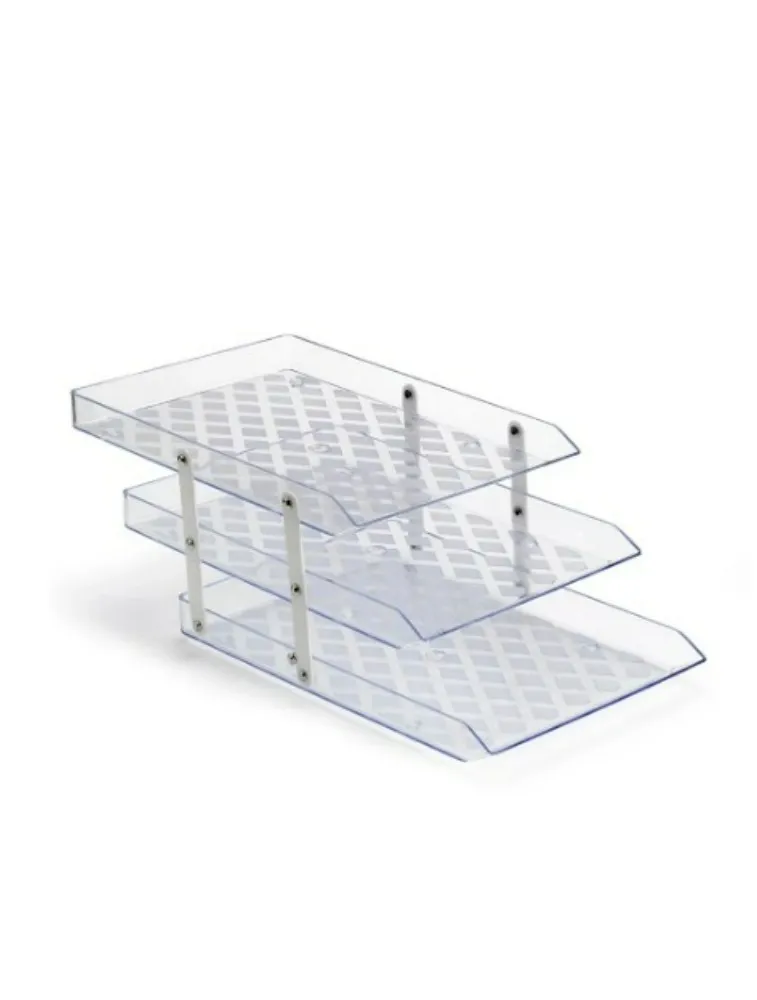 PORTA CORRESPONDÊNCIA WALEU TRIPLA CRISTAL 160