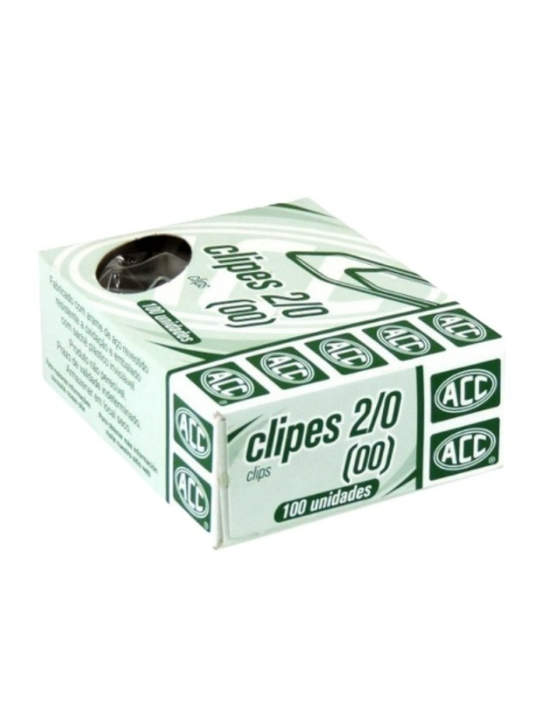 CLIPS ACC 2/0 GALVANIZADO 100UND