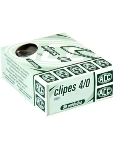 CLIPS ACC 4/0 GALVANIZADO 50UND