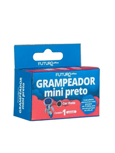 MINI GRAMPEADOR FUTURO PRETO P/12 FOLHAS