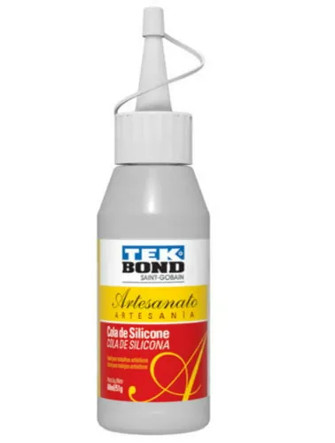 COLA TEK BOND ARTESANATO SILICONE TRANSPARENTE 60ML
