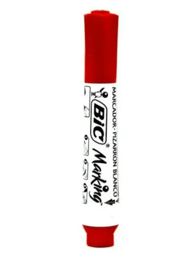 MARCADOR QUADRO BRANCO BIC MARKING VERMELHO