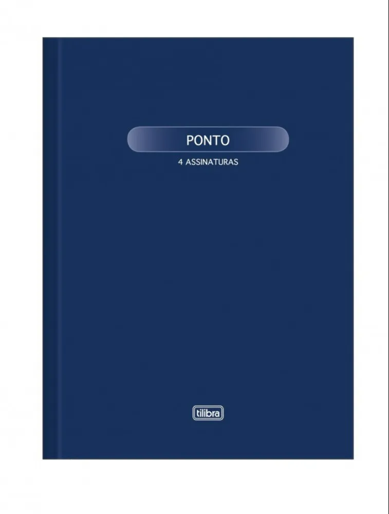 LIVRO DE PONTO TILIBRA 4 ASSINATURA GRANDE 100F