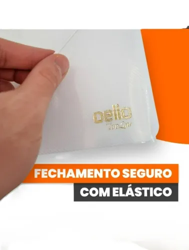 PASTA C/ELASTICO DELLO OFICIO TOP LINE PEROLIZADA CRISTAL 0443H