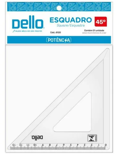 ESQUADRO DELLO 45º POTENCIA CRISTAL 8120H