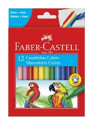 CANETINHAS FABER CASTELL 12 CORES 15.0112CZF