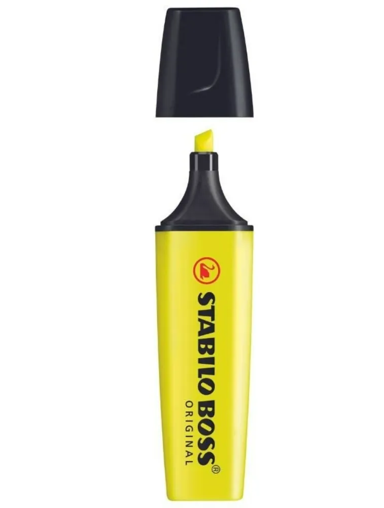 MARCA TEXTO SERTIC STABILO BOSS AMARELO