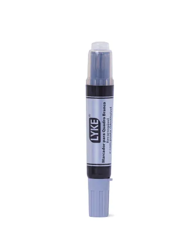 MARCADOR QUADRO BRANCO LYKE C/REFIL PRETO