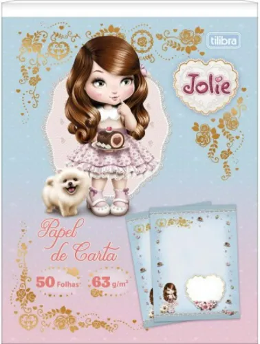 BLOCO PAPEL CARTA TILIBRA JOLIE 50 FOLHAS 395421