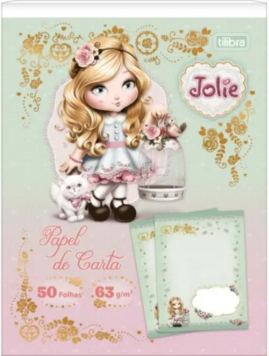 BLOCO PAPEL CARTA TILIBRA JOLIE 50 FOLHAS 395421