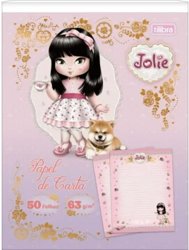 BLOCO PAPEL CARTA TILIBRA JOLIE 50 FOLHAS 395421