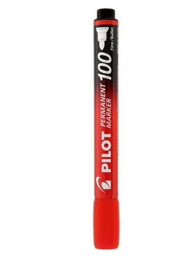MARCADOR PERMANENTE PILOT SCA100 VEERMELHO