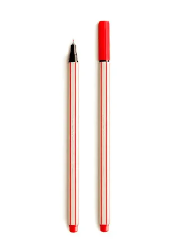 CANETA COMPACTOR MICROLINE 04 VERMELHO