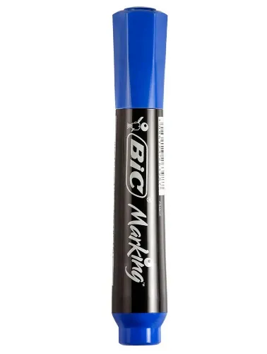 MARCADOR PERMANENTE BIC MARKING  AZUL