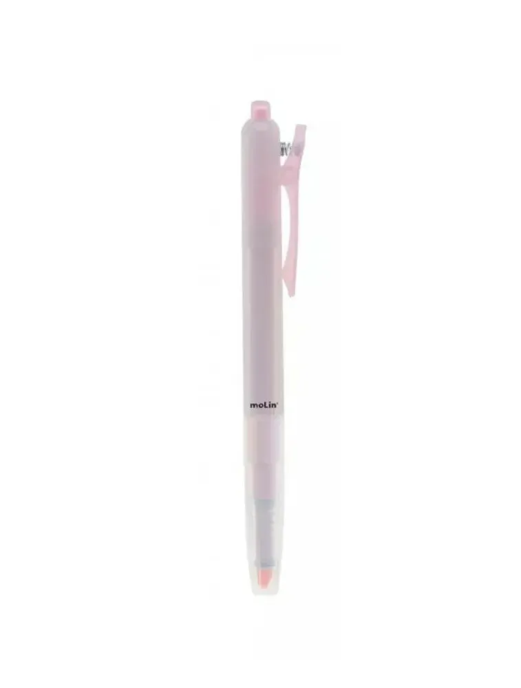 MARCA TEXTO MOLIN RETRATIL ROSA 9113