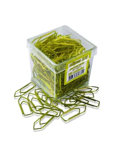 CLIPS ACC 2/0 AÇO EPOXI COLOR AMARELO C/100UND