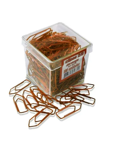 CLIPS ACC 2/0 AÇO EPOXI COLOR LARANJA C/100UND