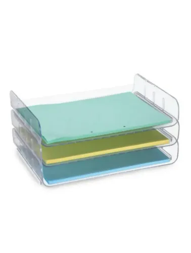 PORTA CORRESPONDÊNCIA WALEU EMPILHÁVEL INDIVIDUAL CRISTAL