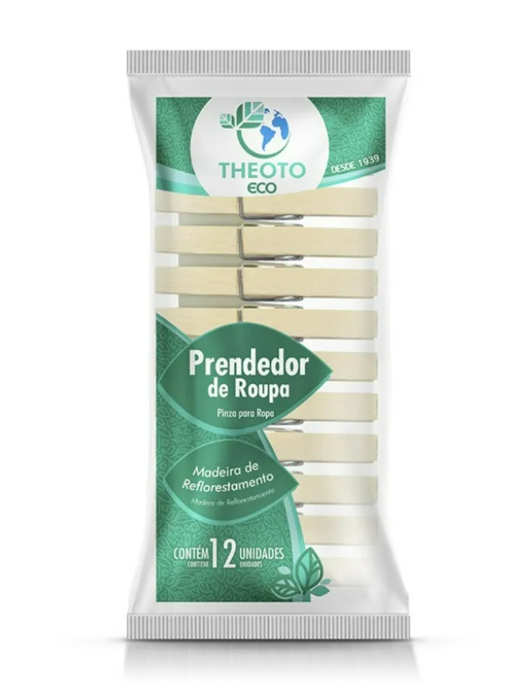 PRENDEDOR DE ROUPA THEOTO C/12 12022