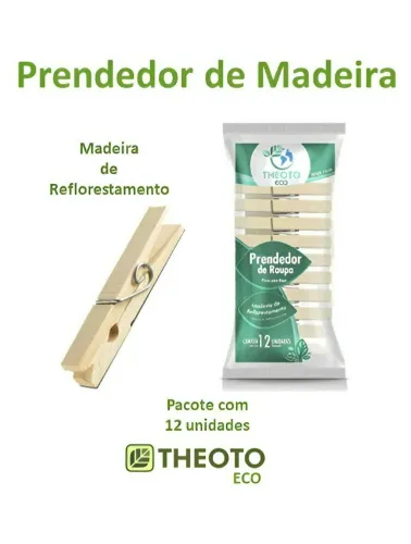 PRENDEDOR DE ROUPA THEOTO C/12 12022