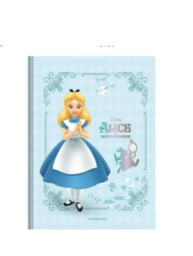 CADERNO CAPA DURA COLEGIAL COSTURADO ALICE 160F 10831