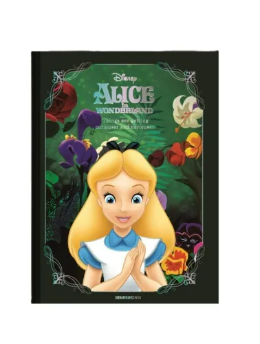 CADERNO CAPA DURA COLEGIAL COSTURADO ALICE 160F 10831