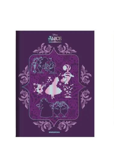 CADERNO CAPA DURA COLEGIAL COSTURADO ALICE 160F 10831