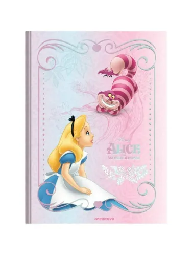 CADERNO CAPA DURA COLEGIAL COSTURADO ALICE 160F 10831