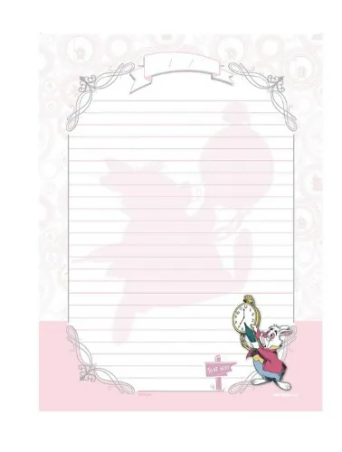 CADERNO CAPA DURA COLEGIAL COSTURADO ALICE 160F 10831