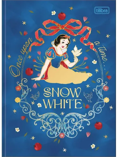CADERNO CAPA DURA TILIBRA COLEGIAL COSTURADO BRANCA NEVE 160F 396125