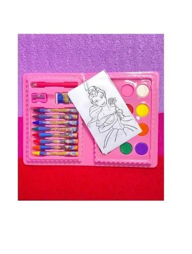 MALETA DE PINTURA MOHNISH PRINCESAS 24PCS TK-CR02