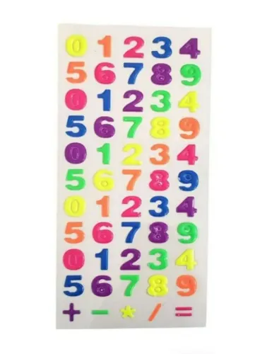 ETIQUETA ADESIVA TOKIO MULTIART NUMEROS ADE0024