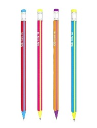 LAPIS PRETO HB CIS COM BORRACHA CLUB 5.7581